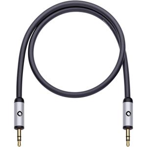 Oehlbach i-Connect J-35 Jackplug Audio Aansluitkabel [1x Jackplug male 3,5 mm - 1x Jackplug male 3,5 mm] 1.50 m Zwart Vergulde steekcontacten