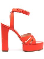 Casadei sandales Betty 130 mm à fini verni - Rouge