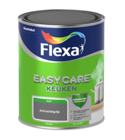 Flexa Easycare Muurverf Keuken Mat - Antracietgrijs - 1 liter - thumbnail