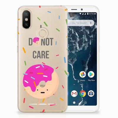 Xiaomi Mi A2 Siliconen Case Donut Roze Xiaomi Mi A2 Siliconen Case Donut Roze