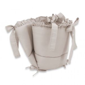 Babybam Bedomrander Royal Ruches Beige-210 X 30 cm