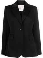 Róhe blazer cintré à simple boutonnage - Noir