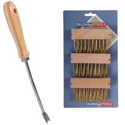 Onkruidborstels voor voegen en onkruidsteker set Onkruidborstels voor voegen en onkruidsteker set