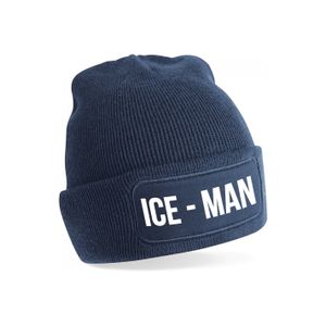 Ice-man muts - unisex - one size - navy - apres-ski muts One size  -