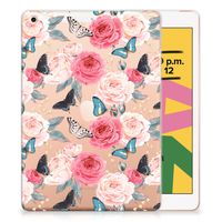 Apple iPad 10.2 | iPad 10.2 (2020) | 10.2 (2021) Siliconen Hoesje Butterfly Roses