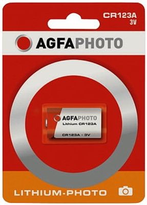 AgfaPhoto CR123 CR123A Fotobatterij Lithium 1300 mAh 3 V 1 stuk(s)