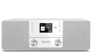 TechniSat DIGITRADIO 370 CD IR Radio DAB+, DAB, VHF (FM), Internet WiFi, Bluetooth, CD, USB, Internetradio Incl. afstandsbediening Wit