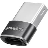 Perixx USB 2.0 Adapter [1x USB-A 2.0 stekker - 1x USB-C 2.0 bus] PERIPRO-408 - thumbnail