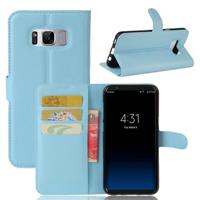 Samsung Galaxy S8 Wallet Case met Magnetische Sluiting - Blauw