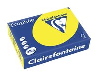 Clairefontaine Trophée Intens, gekleurd papier, A4, 210 g, 250 vel, zonnegeel - thumbnail