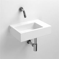 Fontein Clou Flush 2 36x24.5x9 cm Keramiek Glans Wit Clou