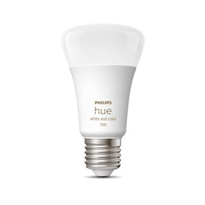 Philips Lighting Hue LED-lamp 871951429117100 Energielabel: F (A - G) Hue White & Col. Amb. E27 Einzelpack 800lm 75W E27 11 W Warmwit tot koudwit Energielabel: