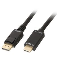 Lindy 36922 Displayport HDMI Zwart kabeladapter/verloopstukje - thumbnail