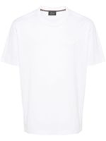 Brioni t-shirt en coton à logo brodé - Blanc