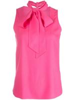 Moschino Blouse met strikdetail - Roze