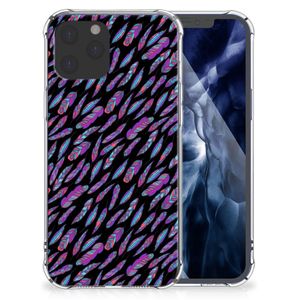 iPhone 12 Pro Max Doorzichtige Silicone Hoesje Feathers Color