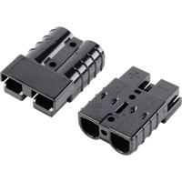 TRU COMPONENTS 50A-hoogstroom-batterijconnector Zwart Inhoud: 1 stuk(s) - thumbnail