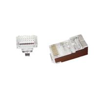 Gembird LC-PTF-01/10 RJ-45 Bruin, Zilver, Transparant kabel-connector