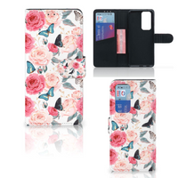 OPPO Find X3 Neo 5G Hoesje Butterfly Roses