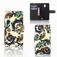 Wallet Case Nokia 2 Barok Flower