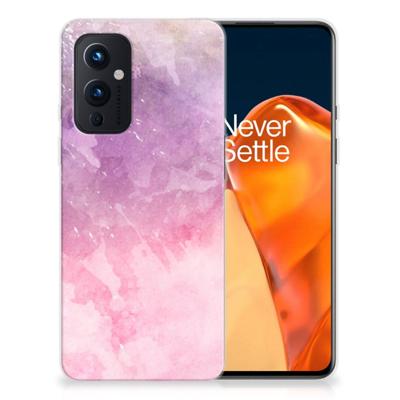 Hoesje maken OnePlus 9 Pink Purple Paint Hoesje maken OnePlus 9 Pink Purple Paint