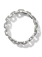 David Yurman bracelet en argent sterling Deco Link serti de diamants