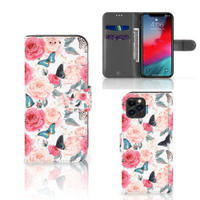 Apple iPhone 11 Pro Hoesje Butterfly Roses