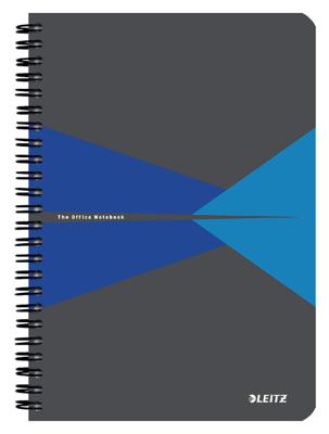 Notitieboek leitz office a5 lijn karton blauw Notitieboek leitz office a5 lijn karton blauw