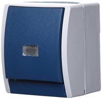 Busch-Jaeger BUSC Taster 2621 W-53-206 Ocean 10A 1-polig, kleurrijk