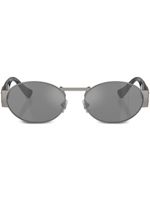 Versace Eyewear lunettes de soleil Medusa à monture ovale - Gris - thumbnail