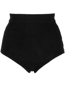 Cashmere In Love short mini Kira en crochet - Noir