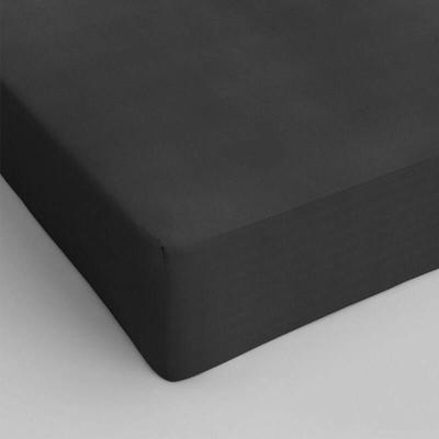 DreamHouse Bedding Verkoelend  Hoeslaken Katoen - Antraciet 90 x 220