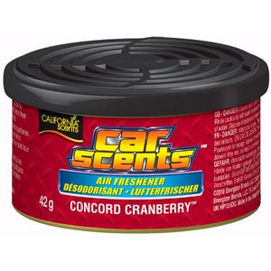 California Scents Luchtverfrisser Concord Cranberry Blikje 42gr CDCRANBERRY