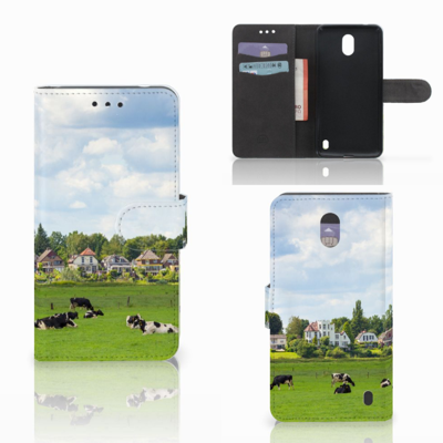 Nokia 2 Telefoonhoesje met Pasjes Koeien Nokia 2 Telefoonhoesje met Pasjes Koeien