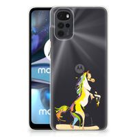 Motorola Moto G22 Telefoonhoesje met Naam Horse Color