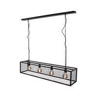 Urban Interiors Hanglamp Frame 4-lamps - Zwart - thumbnail