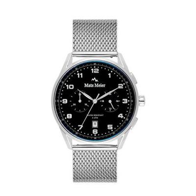 Mats Meier Mont Vélan Chrono horloge MM10003 zilver Mats Meier Mont Vélan Chrono horloge MM10003 zilver