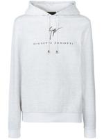 Giuseppe Zanotti Hoodie met logoprint - Wit