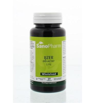 Sanopharm Sanopharm Ijzer 5 Mg Wholefood (30ca)