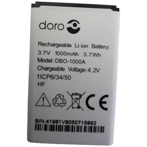 Doro 8239 mobiele telefoon onderdeel Batterij/Accu Wit