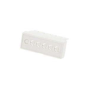 Hammond Electronics 1597D2MTCKO Klemmenafdekking ABS-PC Grijs (l x b x h) 35 x 20 x 14 mm 1 stuk(s)