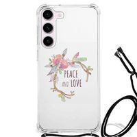 Samsung Galaxy S23 Stevig Bumper Hoesje Boho Text