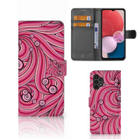 Samsung Galaxy A13 (4G) Hoesje Swirl Pink - thumbnail