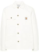 Carhartt WIP veste en toile à col en velours côtelé - Blanc