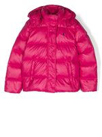 Ralph Lauren Kids veste matelassée à capuche - Rose