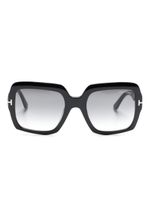 TOM FORD Eyewear lunettes de soleil carrées Kaya - Noir - thumbnail