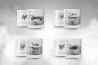 Harry Potter Crystal Glasses 4-Pack Spells - thumbnail