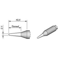 JBC Tools C245041 Soldeerpunt Ronde vorm, Recht Grootte soldeerpunt 1.0 mm Lengte soldeerpunt: 11 mm Inhoud: 1 stuk(s)