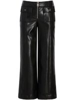 Cinq A Sept pantalon Azure en cuir artificiel - Noir