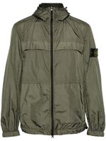 Stone Island coupe-vent à patch Compass - Vert